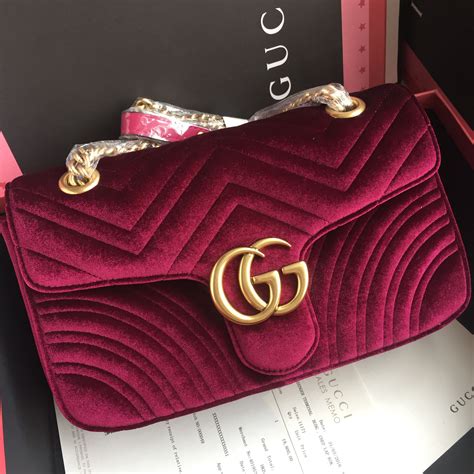 gucci marmont portafoglio|gucci marmont velvet bag.